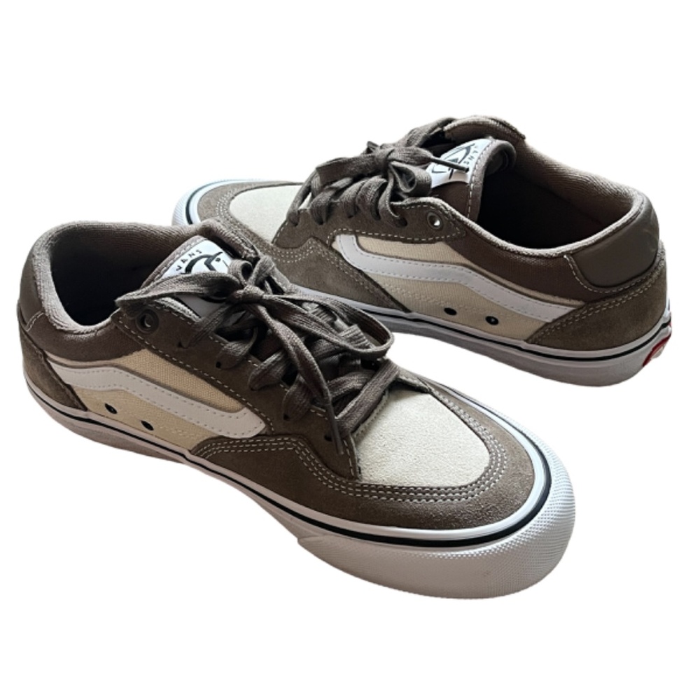 Vans The Rowan Signature Olive/Cream Skateboard Sneakers Size men's 6.5 women 8